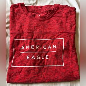 📦5/$25📦 American Eagle Outfitters Red Men's Short Sleeve T-Shirt, Size Med